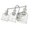Z-Lite Bryant 3 Light Vanity, Brushed Nickel And Clear Seedy 734-3V-BN - alternate 2